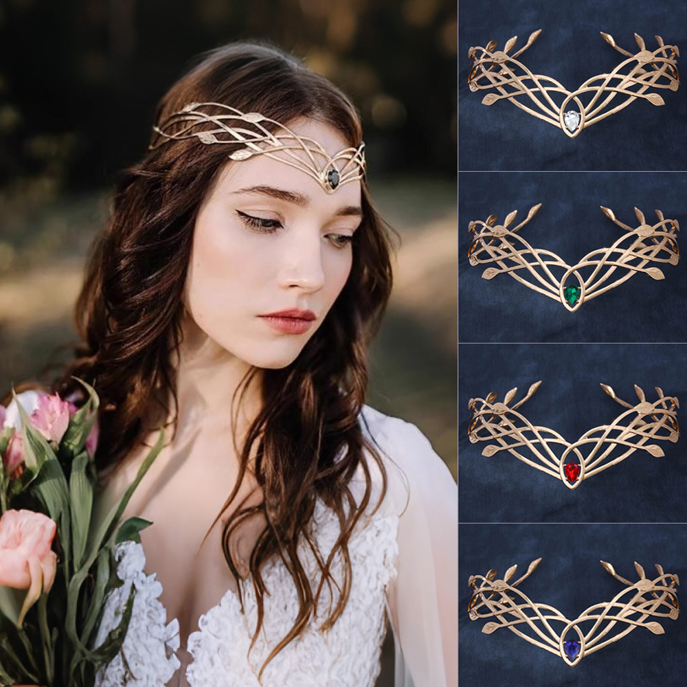 Women'S Accessories List - Luxury Tiaras Headbands for Women Leaf