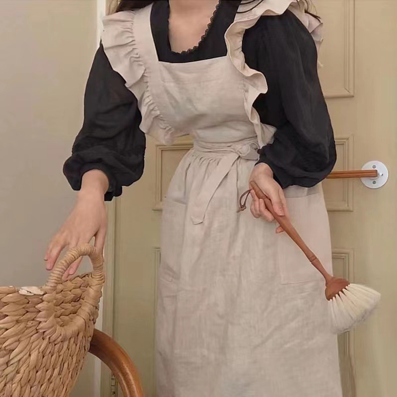 1PC French Pastoral Florist Ar - Women Kitchen Accessories ulasan dan harga