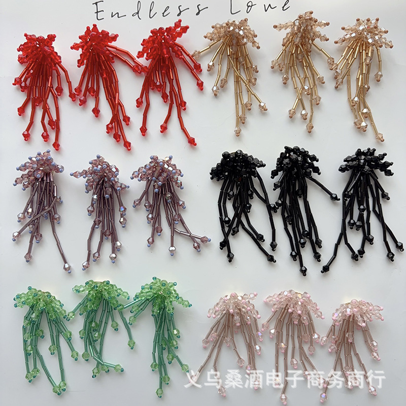 Crystal Tassel Finished Beaded - Women'S Accessories Crocs ulasan dan harga