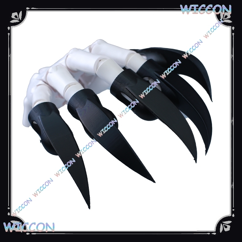 Animal Costume Fingernails Bla - Women Accessories Kit ulasan dan harga