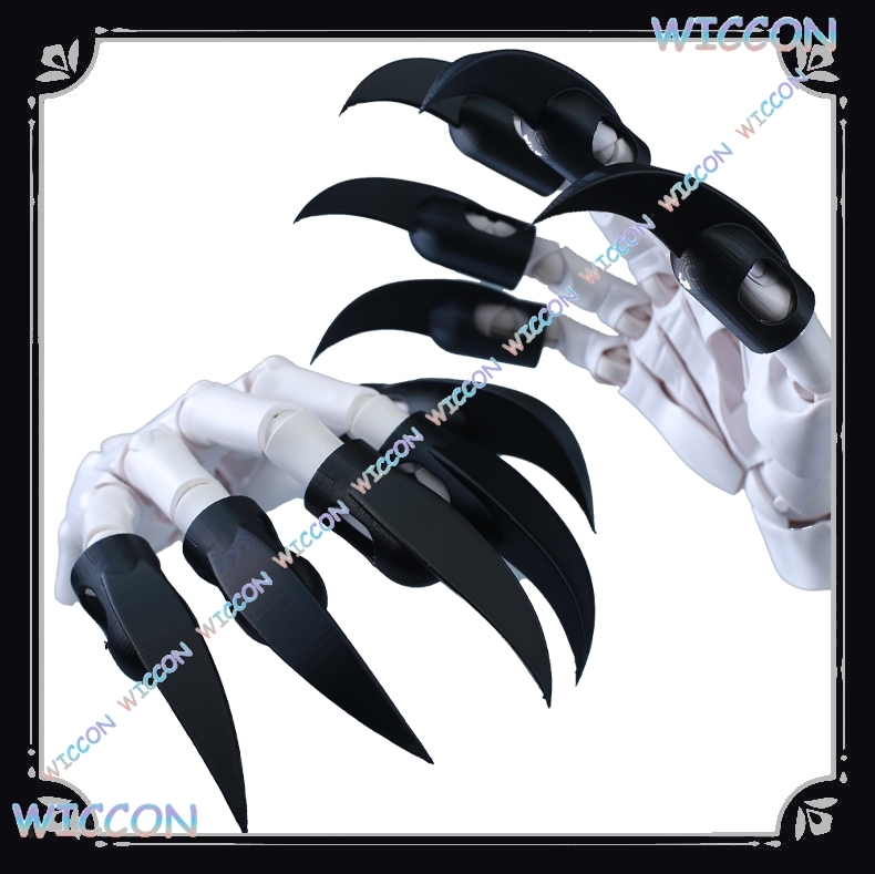 Animal Costume Fingernails Bla - Women Accessories Kit ulasan dan harga