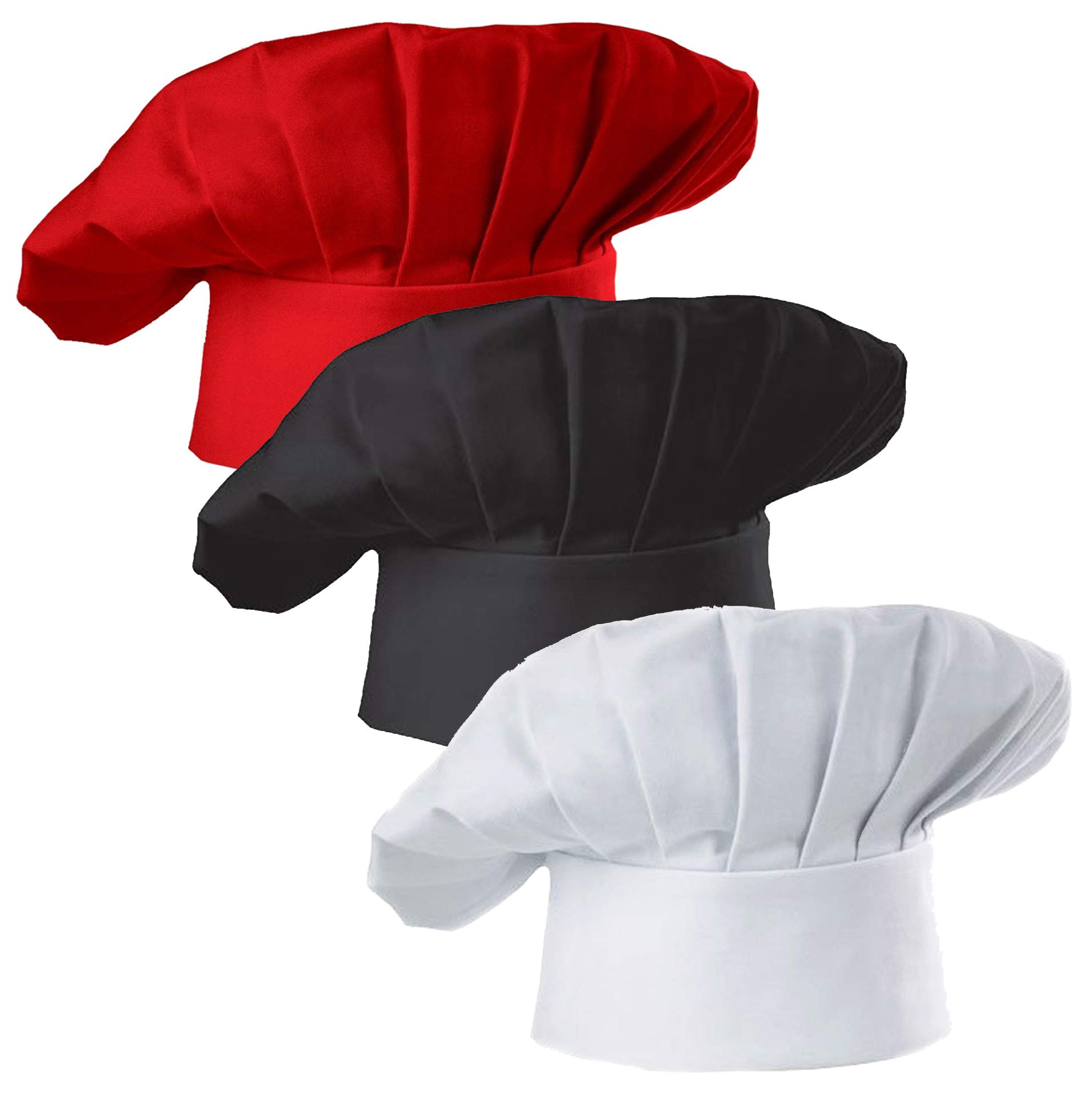 Set of 3 Pack Adult Chef Hat A - Women Kitchen Accessories ulasan dan harga