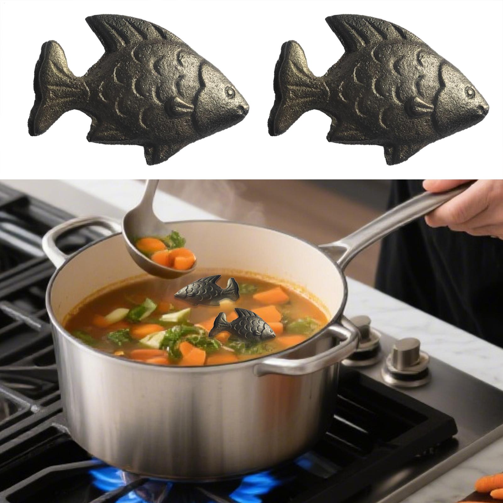 Iron Fish Cooking Tool Natural - Women Kitchen Accessories ulasan dan harga