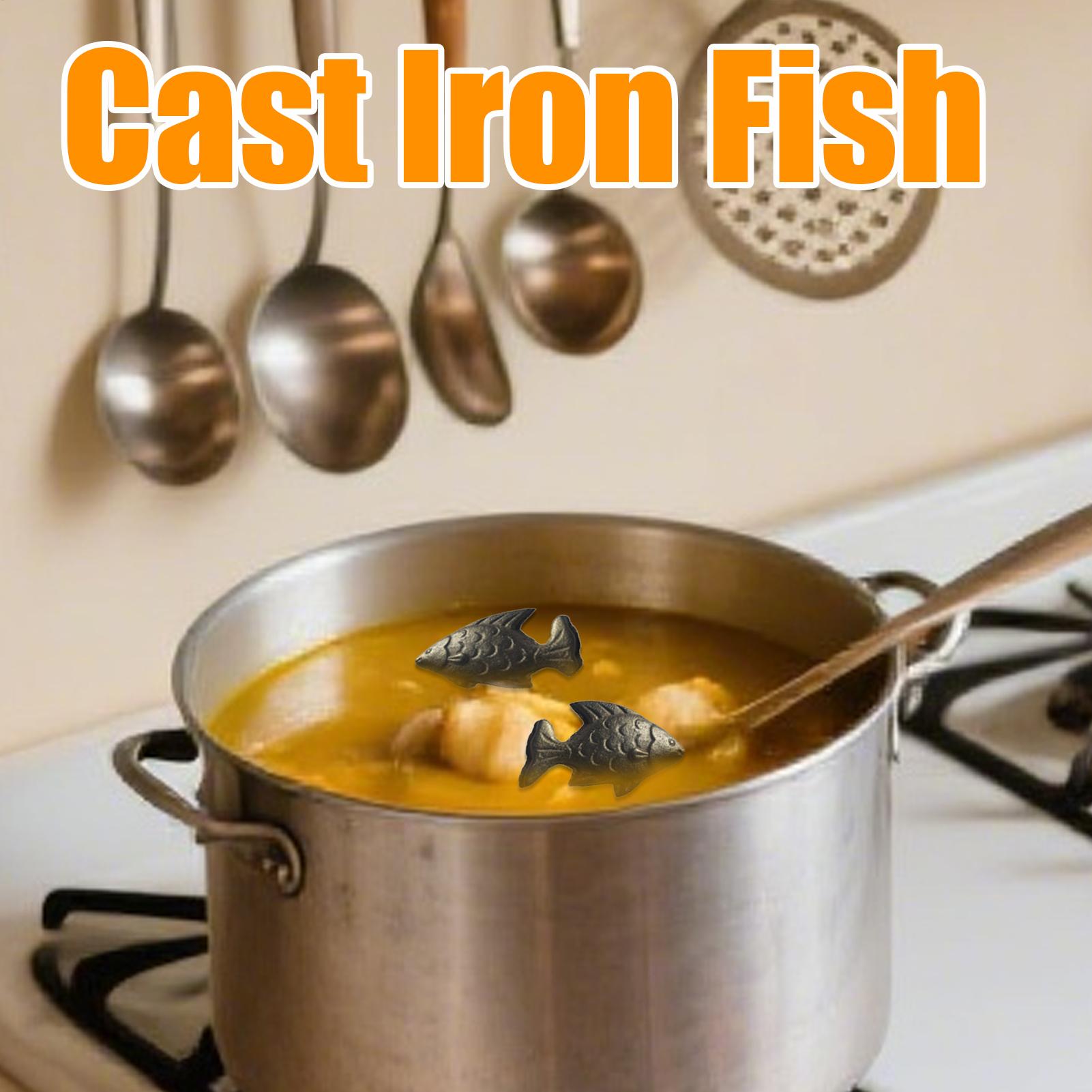 Iron Fish Cooking Tool Natural - Women Kitchen Accessories ulasan dan harga