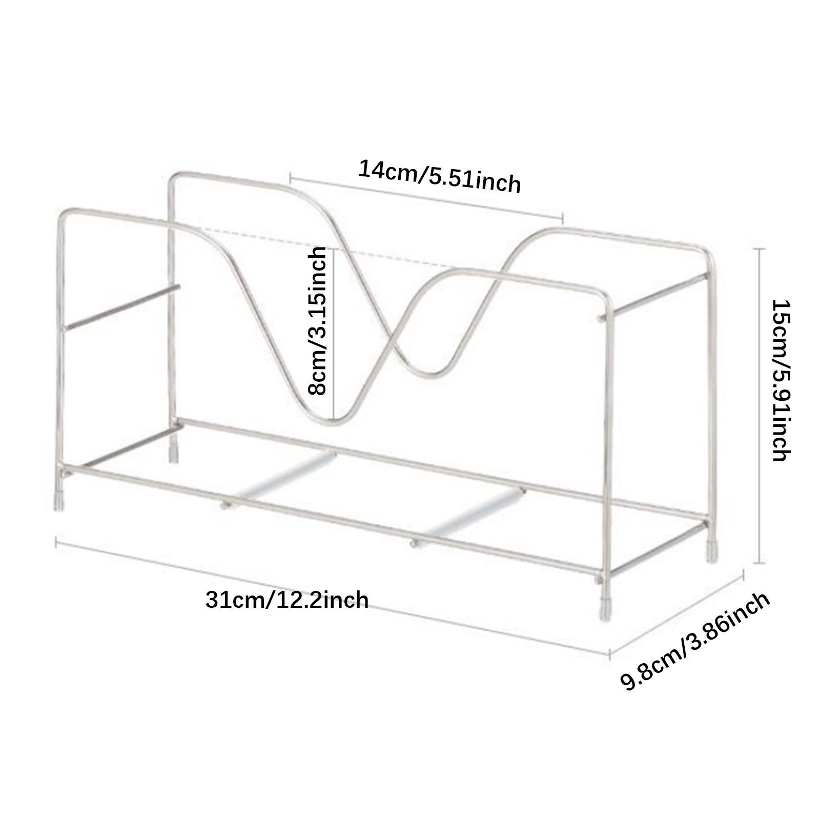 Pot Lid Rack Organizer Metal K - Women Kitchen Accessories ulasan dan harga