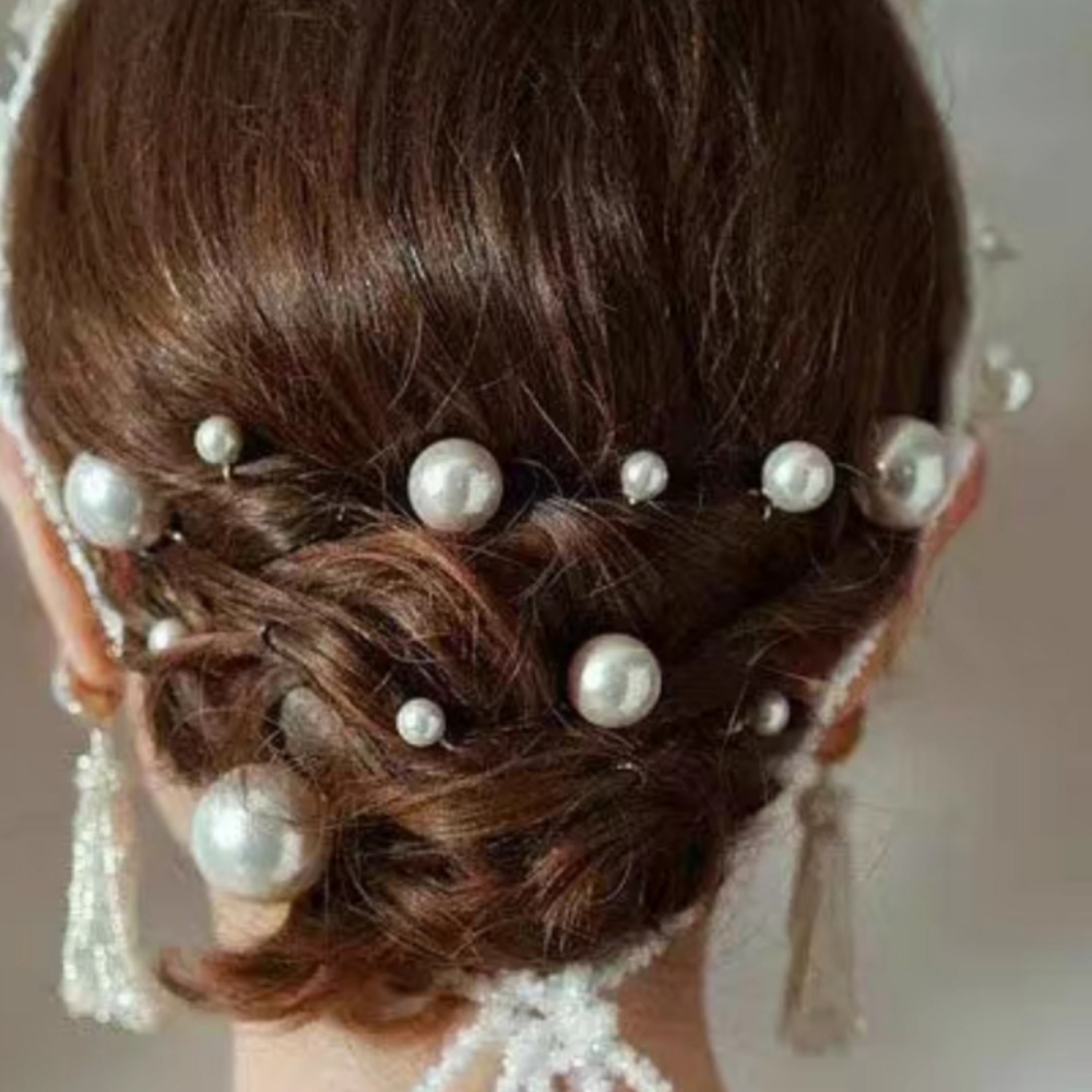 Pearl Crystal Hair Pins Comb S - Women'S Accessories List ulasan dan harga