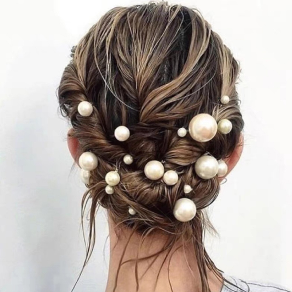 Pearl Crystal Hair Pins Comb S - Women'S Accessories List ulasan dan harga