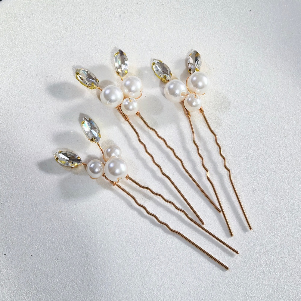 Pearl Crystal Hair Pins Comb S - Women'S Accessories List ulasan dan harga