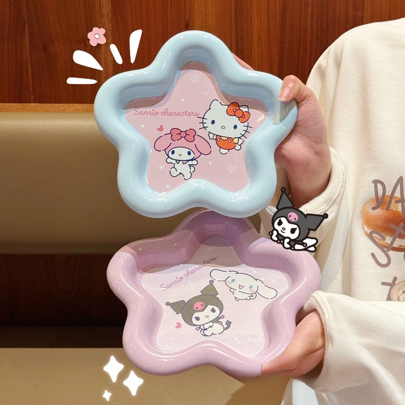 Cartoon Cat Print Ceramic Dinn - Women Kitchen Accessories ulasan dan harga