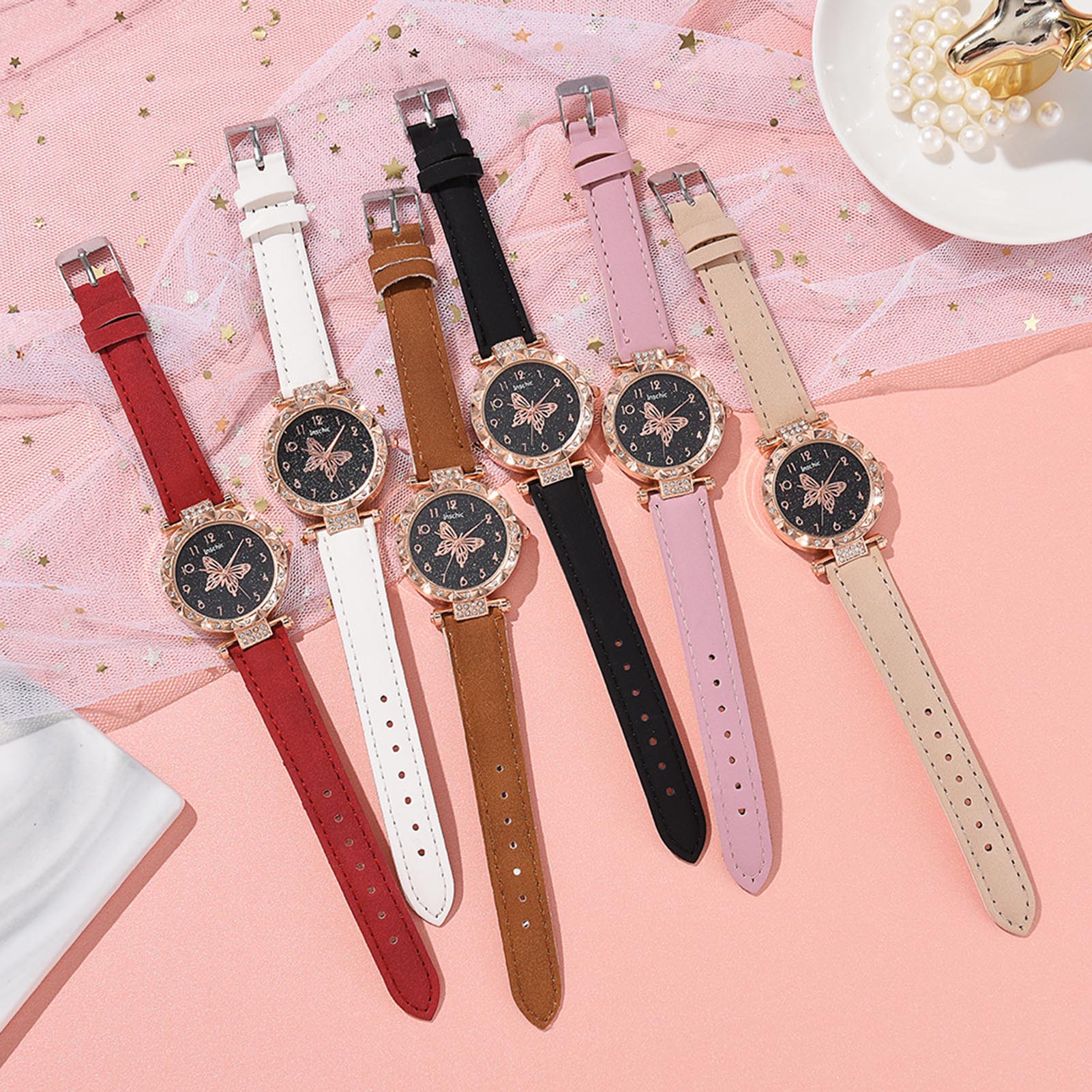 Daily Wear Wristwatch Butterfl - Women'S Accessories To Wear With Watch ulasan dan harga