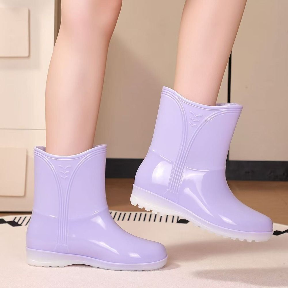 Mid-calf Women Rain Boots Wate - Women Kitchen Accessories ulasan dan harga