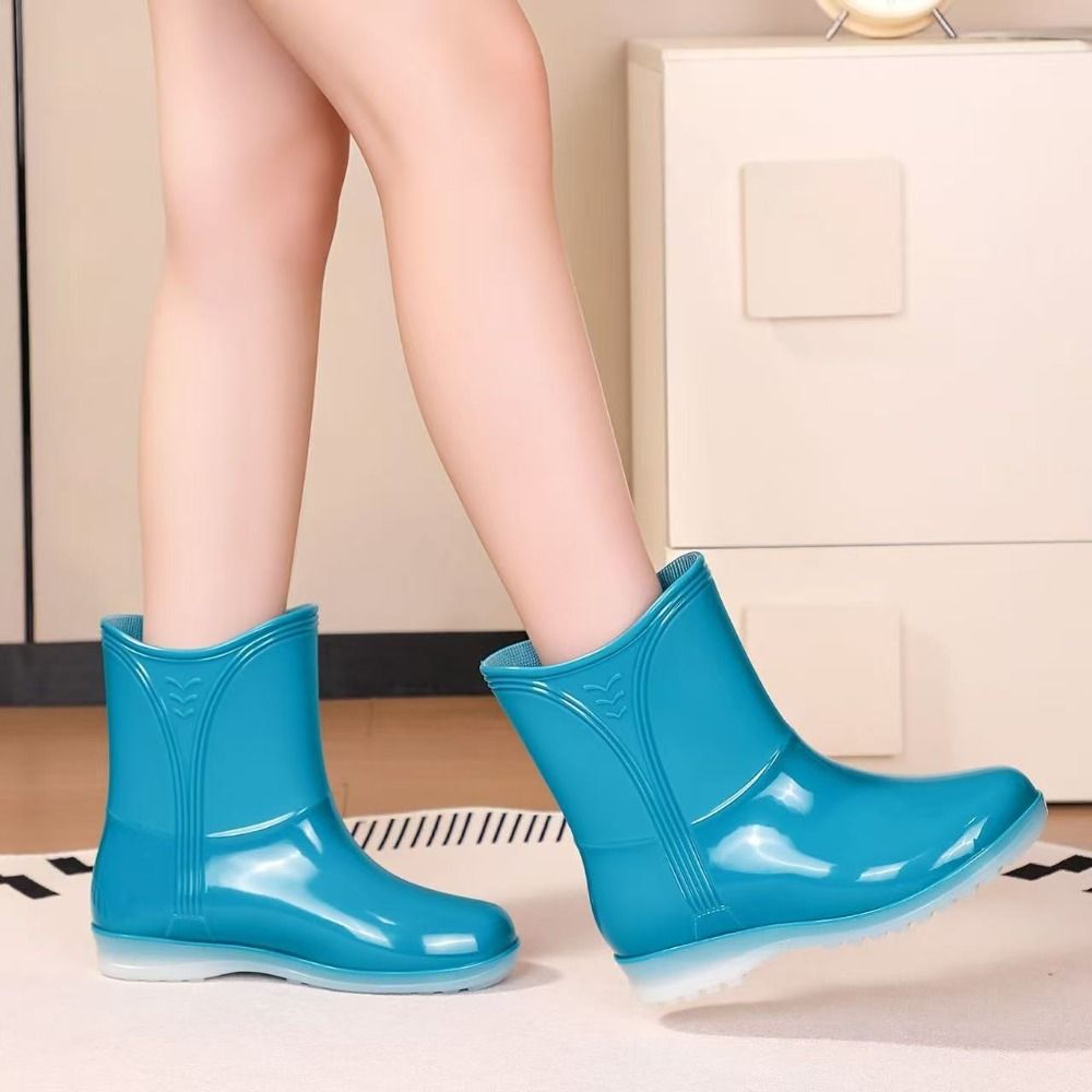 Mid-calf Women Rain Boots Wate - Women Kitchen Accessories ulasan dan harga