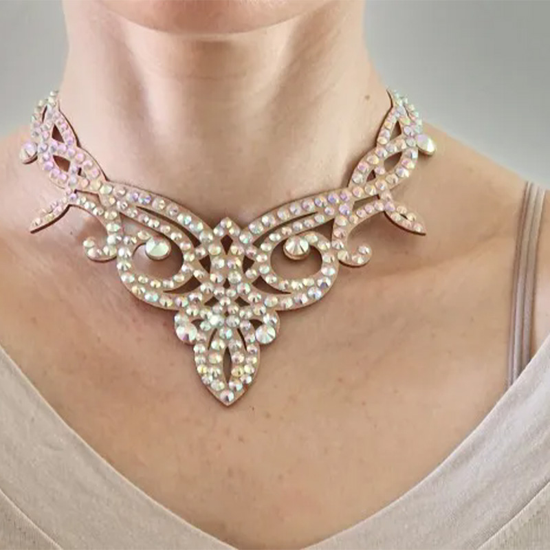 Belly Dance Sparkle Necklace C - Women Accessories In Egypt ulasan dan harga