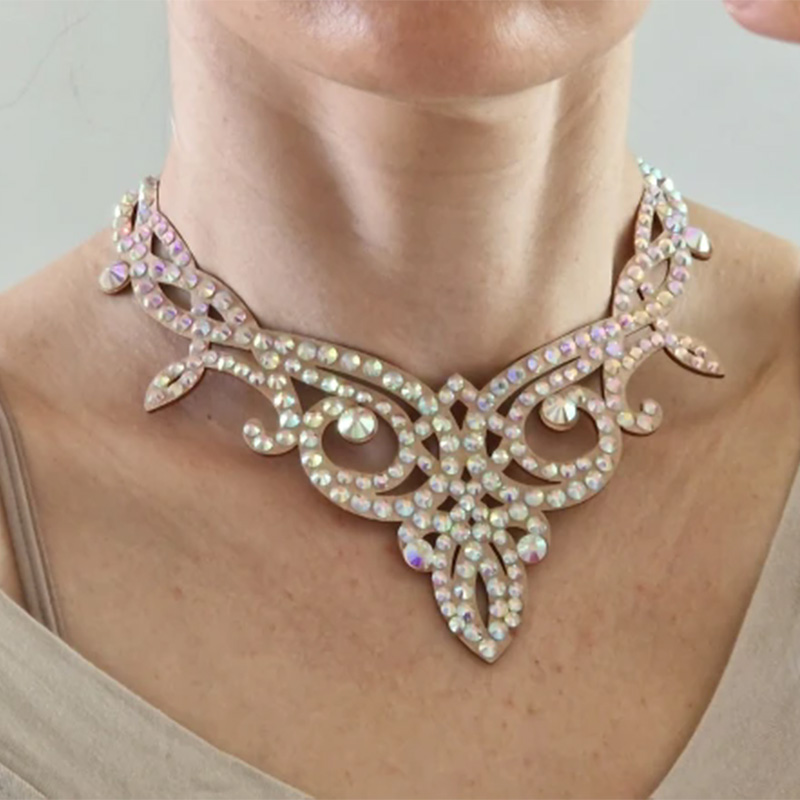 Belly Dance Sparkle Necklace C - Women Accessories In Egypt ulasan dan harga