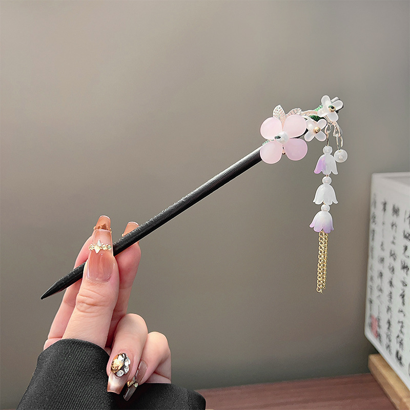 Classic Tassel Hair Stick Blac - Women'S Accessories List ulasan dan harga