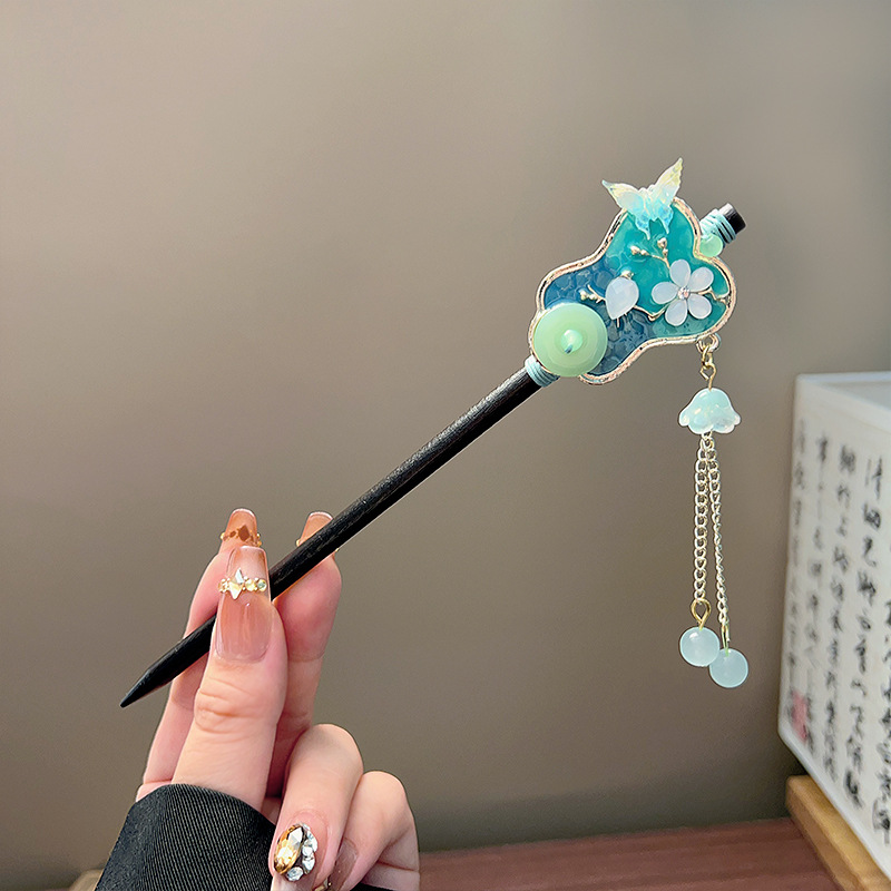 Classic Tassel Hair Stick Blac - Women'S Accessories List ulasan dan harga