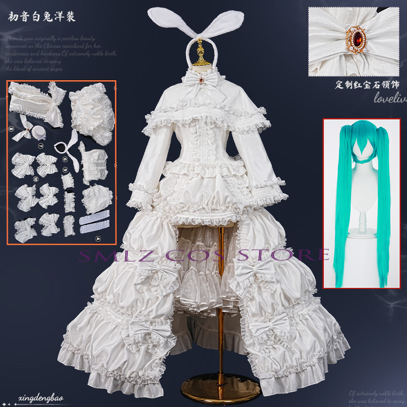 2026 Rabbit MikuuU Cosplay Ani - Women Accessories Kit ulasan dan harga