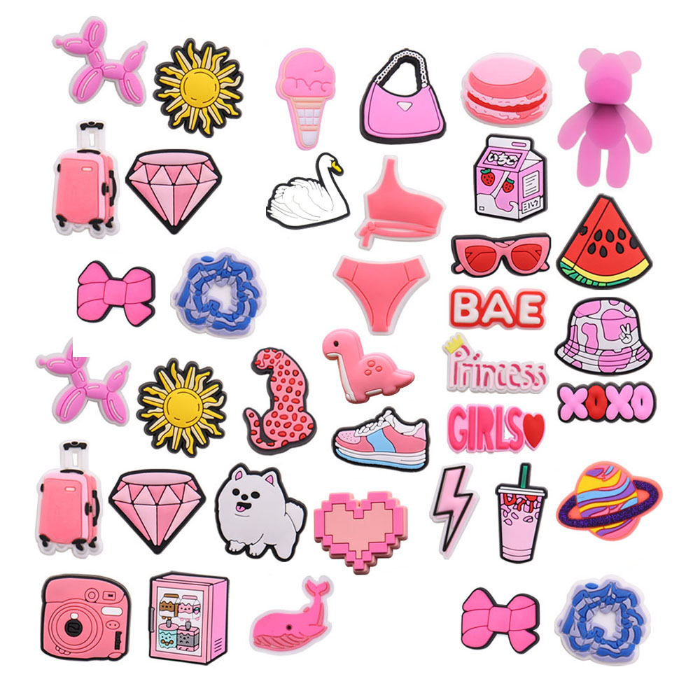 Pink Hat Bag Shoe Charms for C - Women'S Accessories Crocs ulasan dan harga